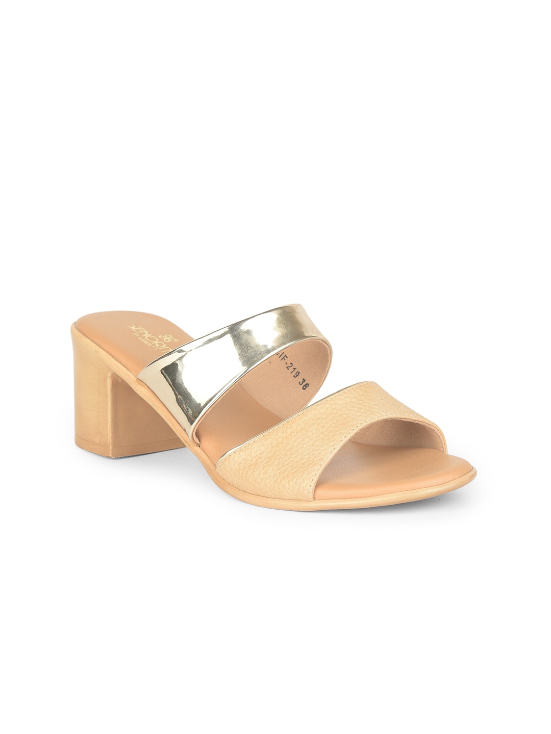 

Liberty Women Beige & Silver-Toned Slip-On