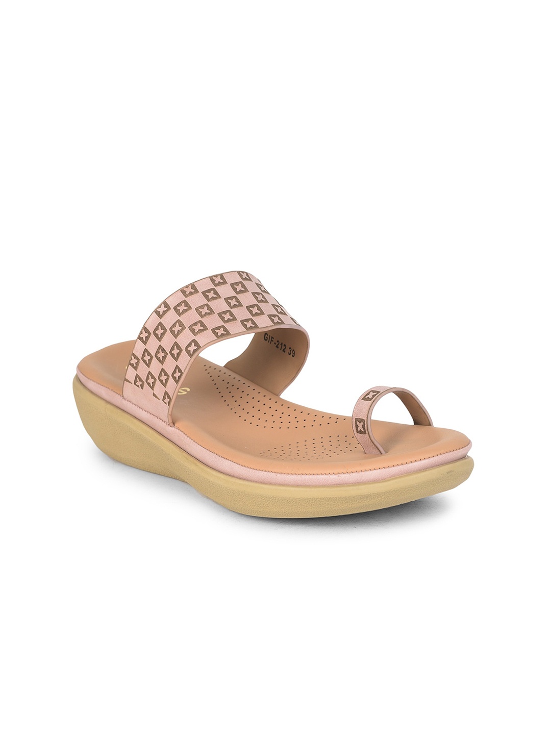 

Liberty Women Pink Printed One Toe Flats