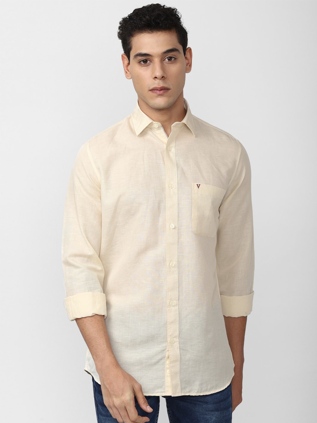 

Van Heusen Sport Men Yellow Slim Fit Casual Shirt