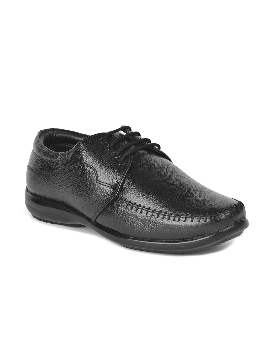 

Liberty Men Black Solid Derbys Formal Shoes