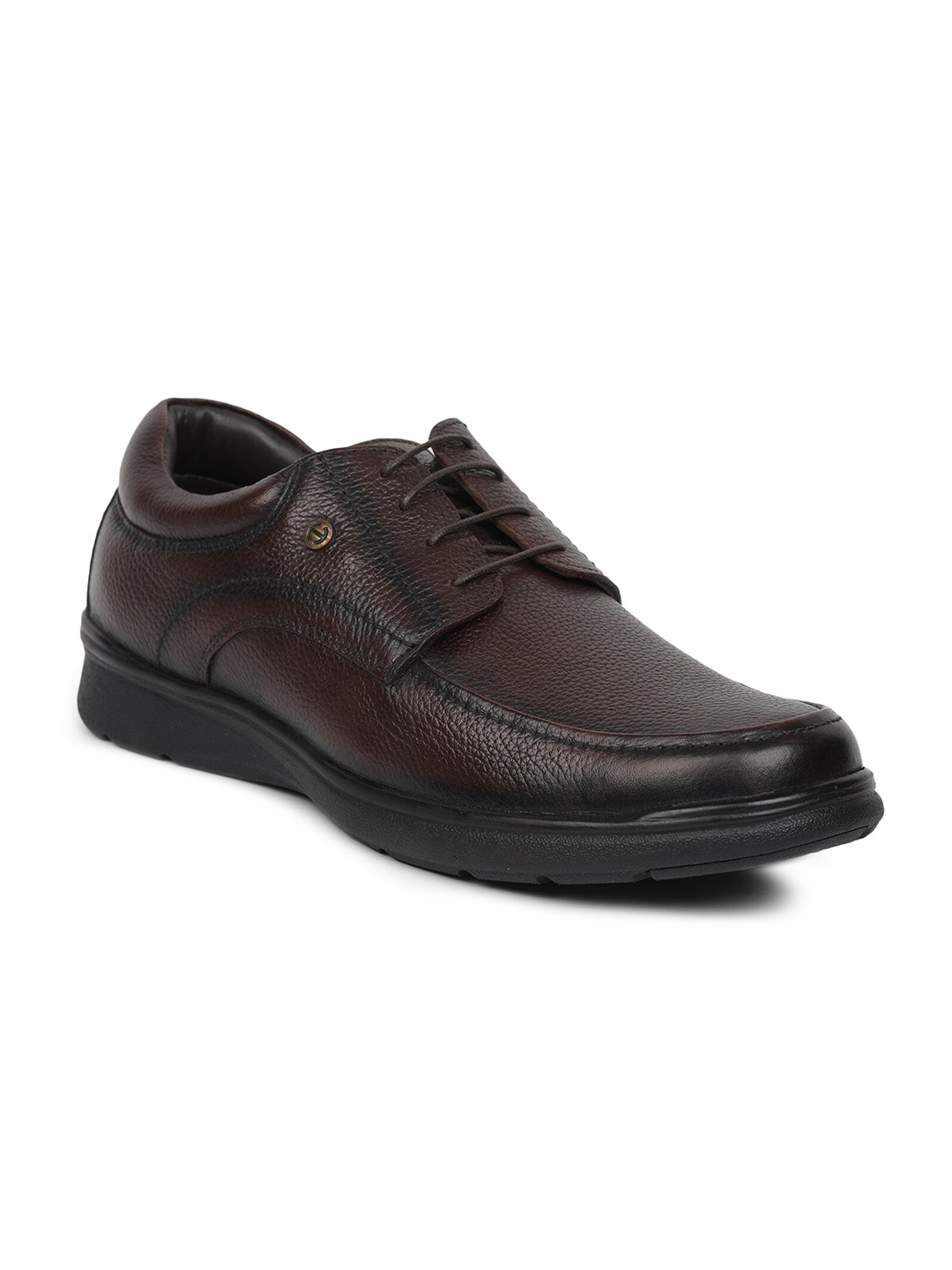 

Liberty Men Brown Solid Formal Derbys