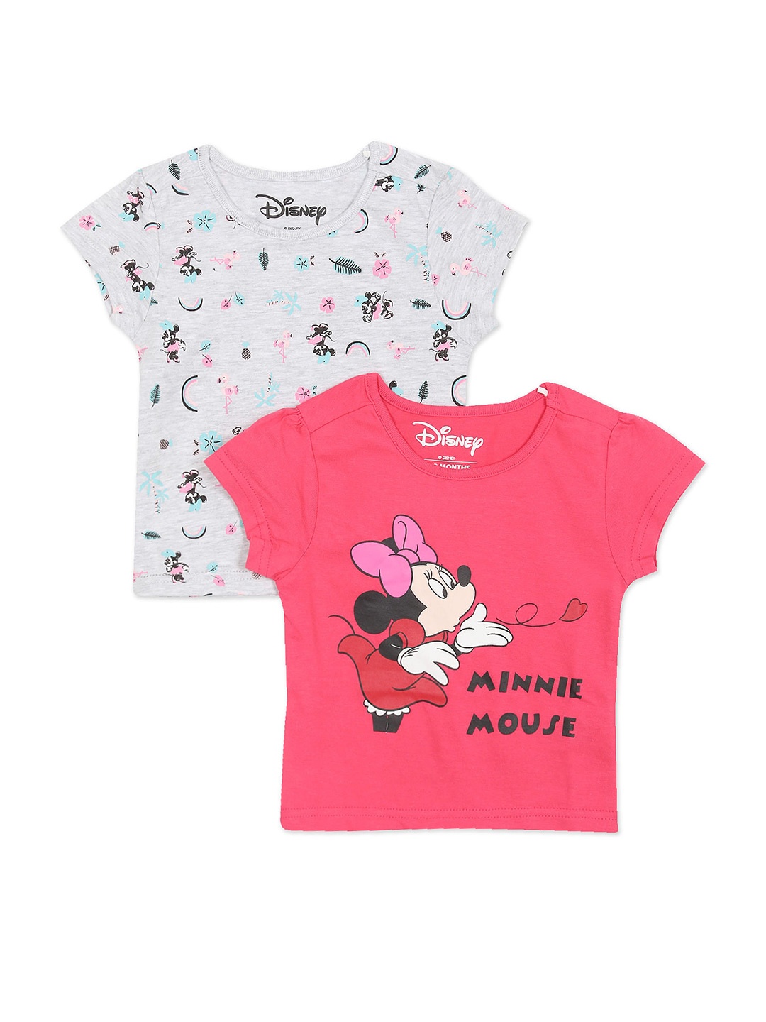 

Colt Girls Assorted 2 Printed Polo Collar Extended Sleeves Applique T-shirt