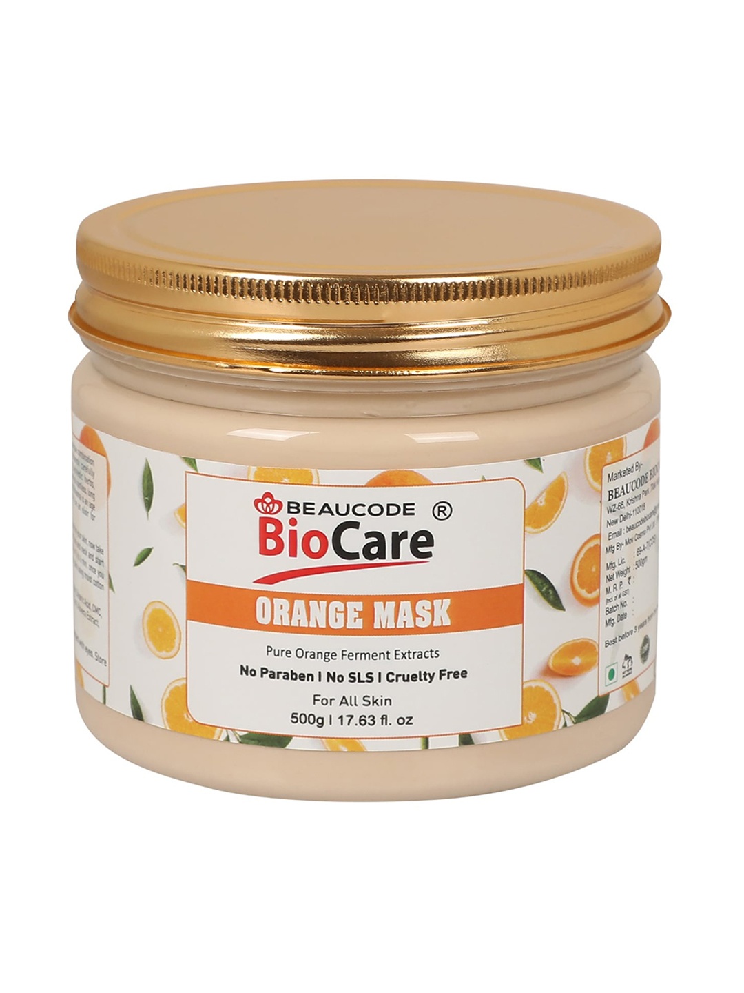 

BEAUCODE BIOCARE Orange Mask for All Skin Types - 500 g