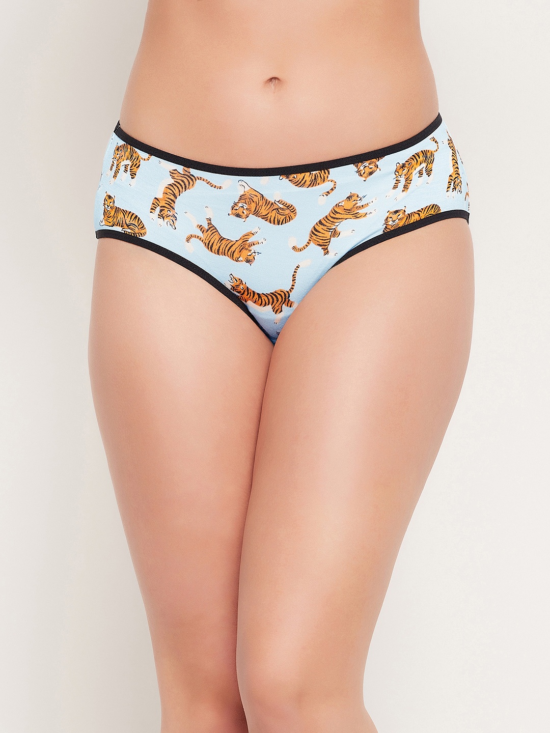 

Clovia Blue Graphic Printed Hipster Briefs