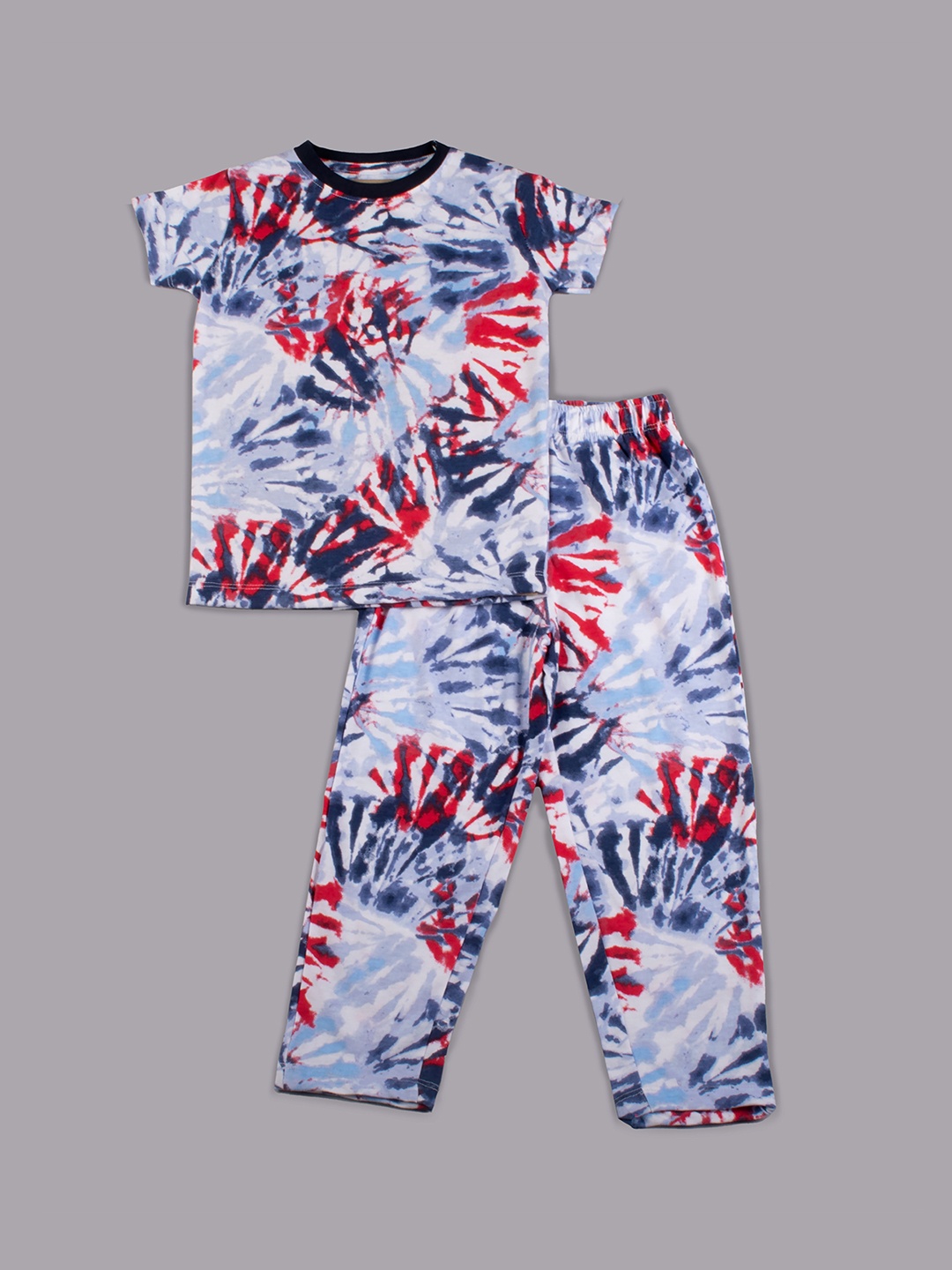 

Taatoom Boys Red Printed Night suit