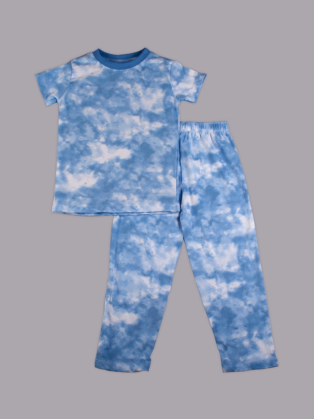 

Taatoom Boys Blue Printed Night suit