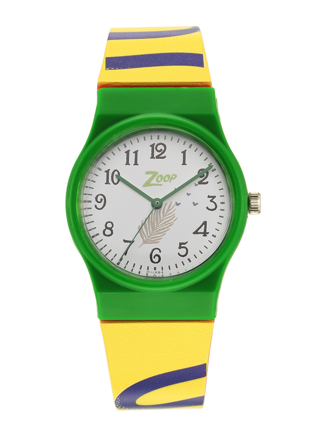 

ZOOP from TITAN Boys Green Dial & Yellow Straps Analogue Watch C3028PP13W