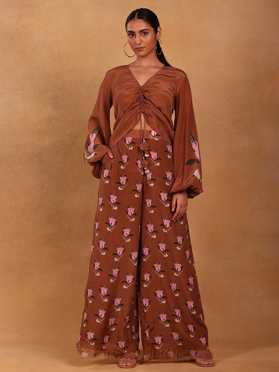 

Masaba Women Brown Top with Trousers