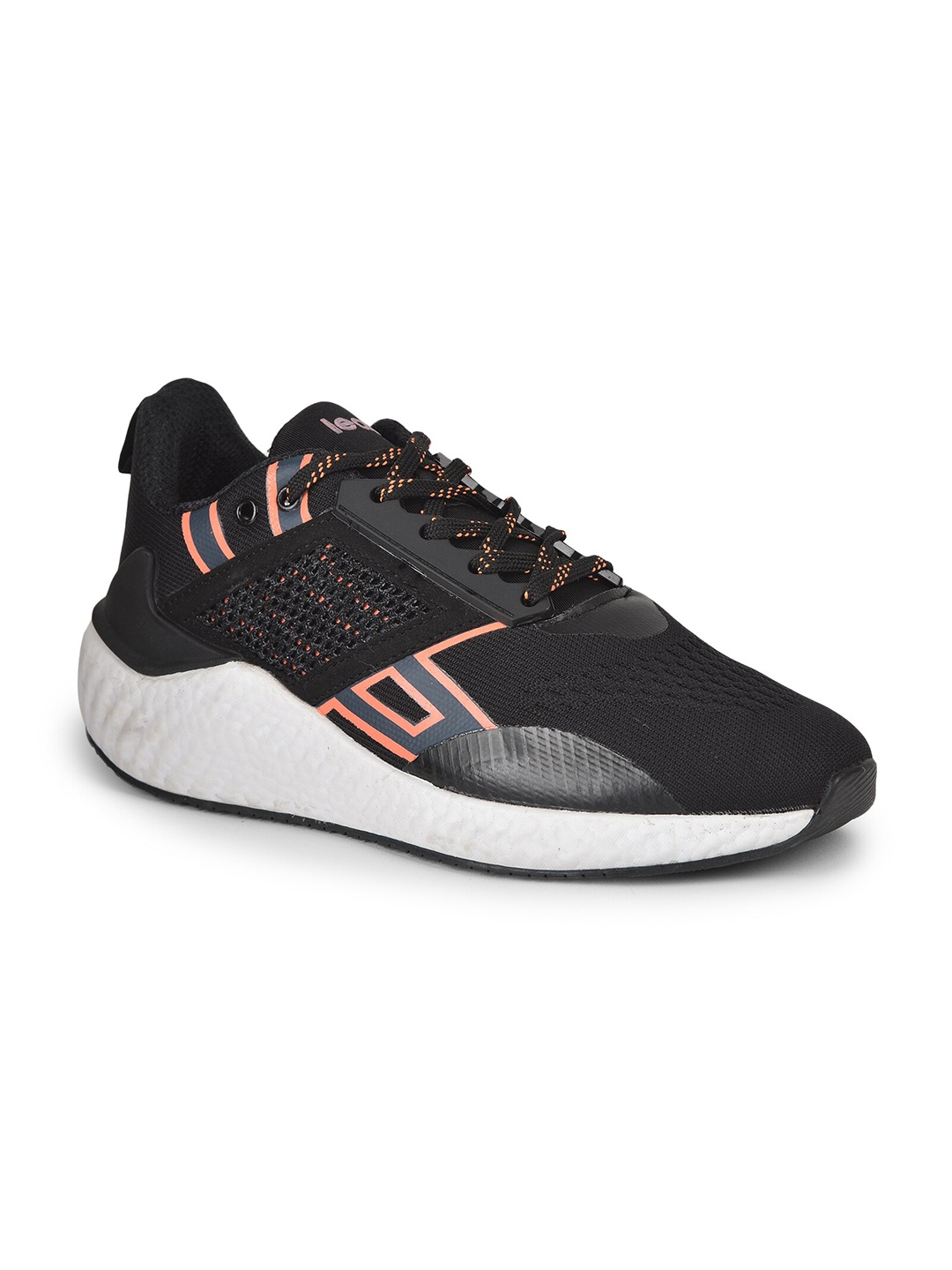 

Liberty Men Black Mesh Running Non-Marking Shoes