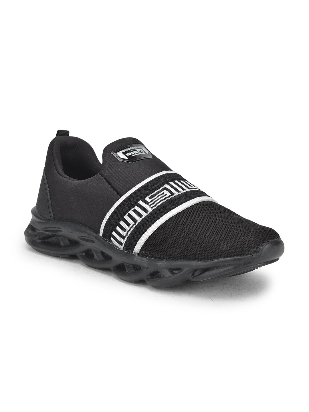 

Liberty Men Black Mesh Walking Shoes