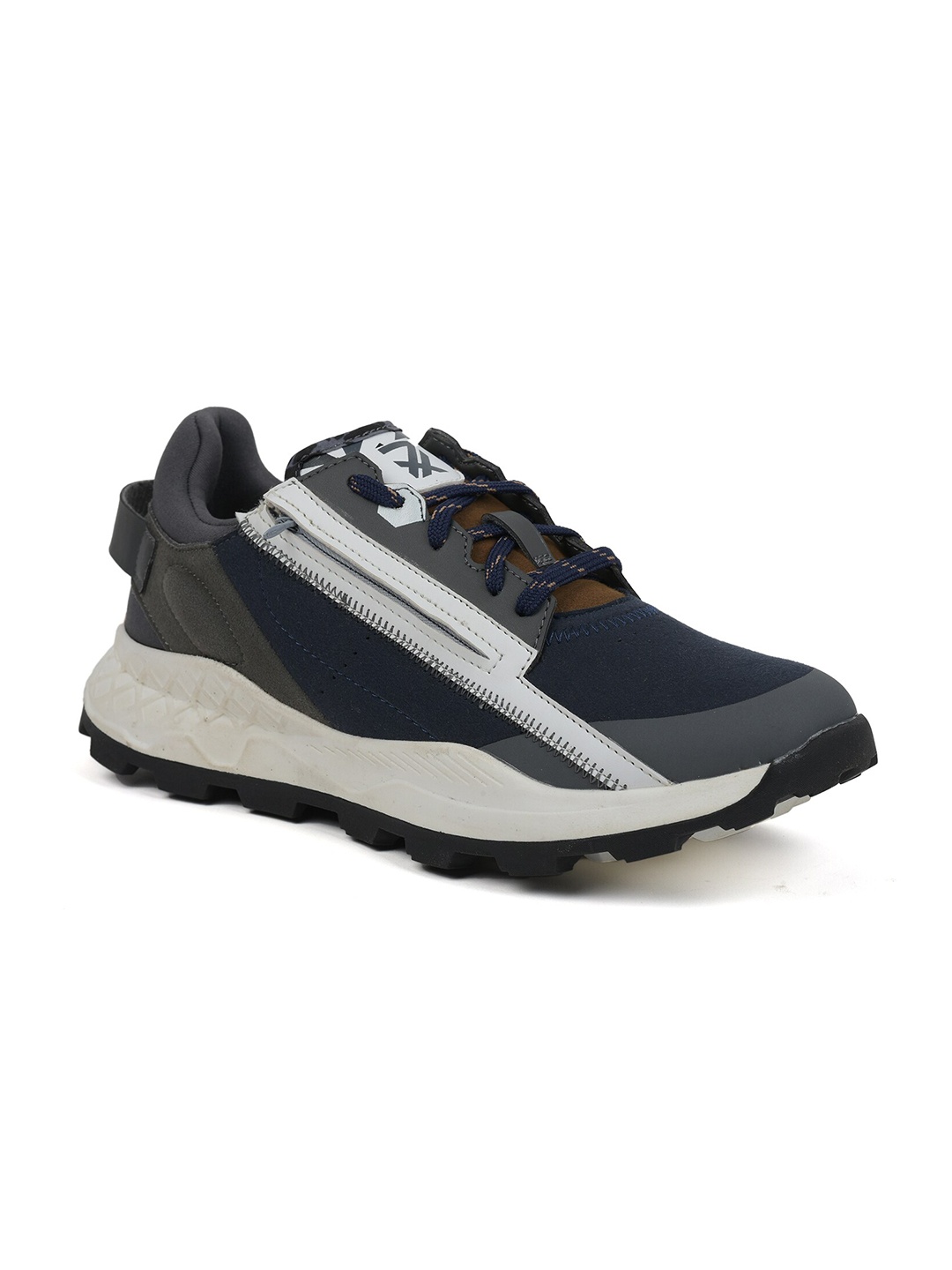 

Liberty Men Navy Blue & Black Running Non-Marking Shoes
