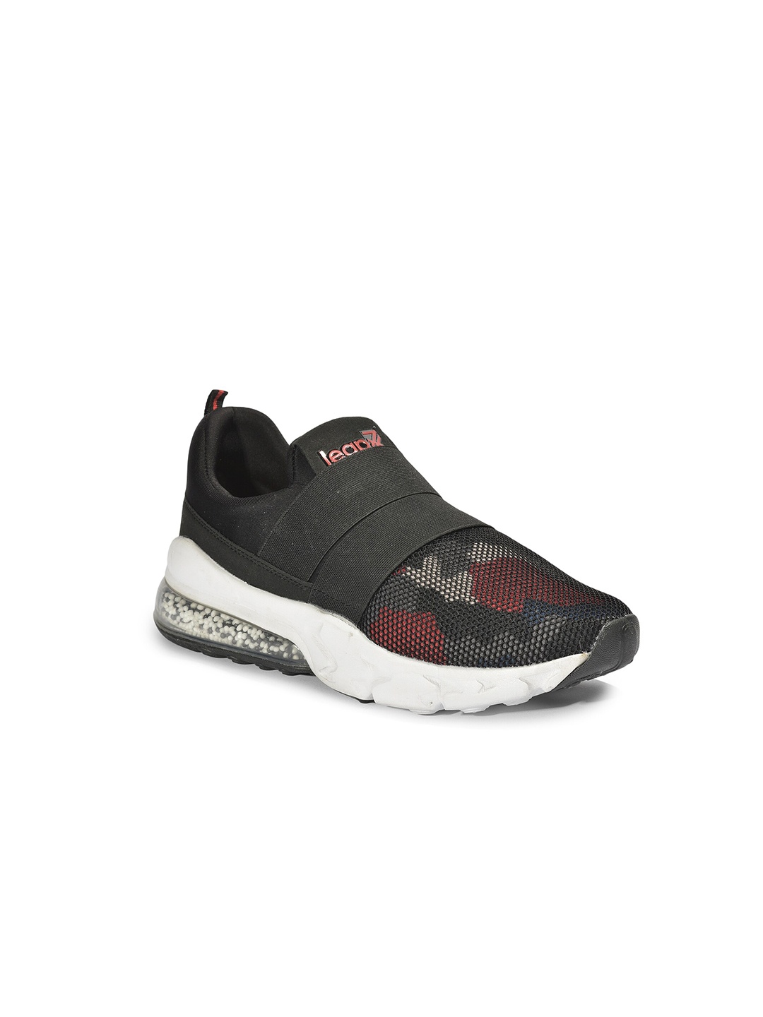 

Liberty Men Black Mesh Walking Non-Marking Shoes