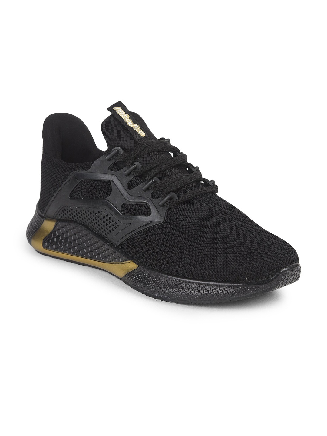 

Liberty Men Black Mesh Running Shoes