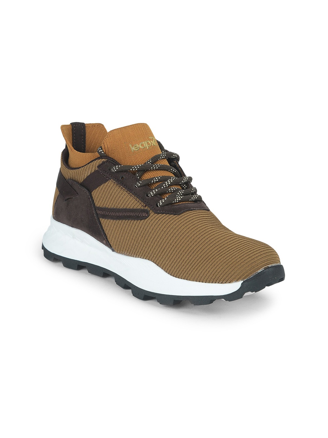 

Liberty Men Brown Mesh Running Shoes