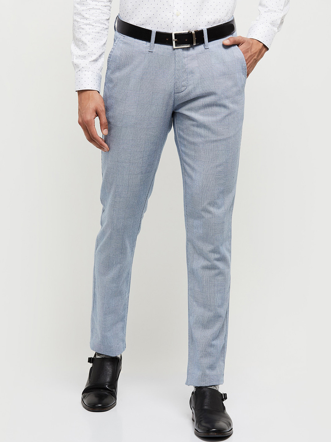 

max Men Blue Trousers