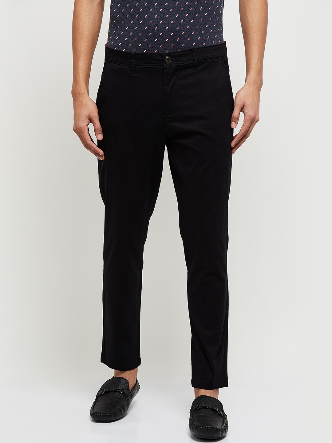 

max Men Black Trousers