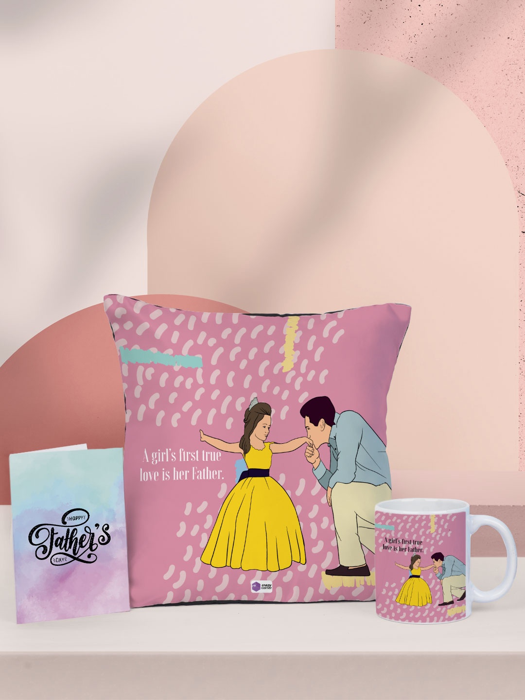 

Crazy Corner Pink & Blue Happy Father's Day Gift Sets