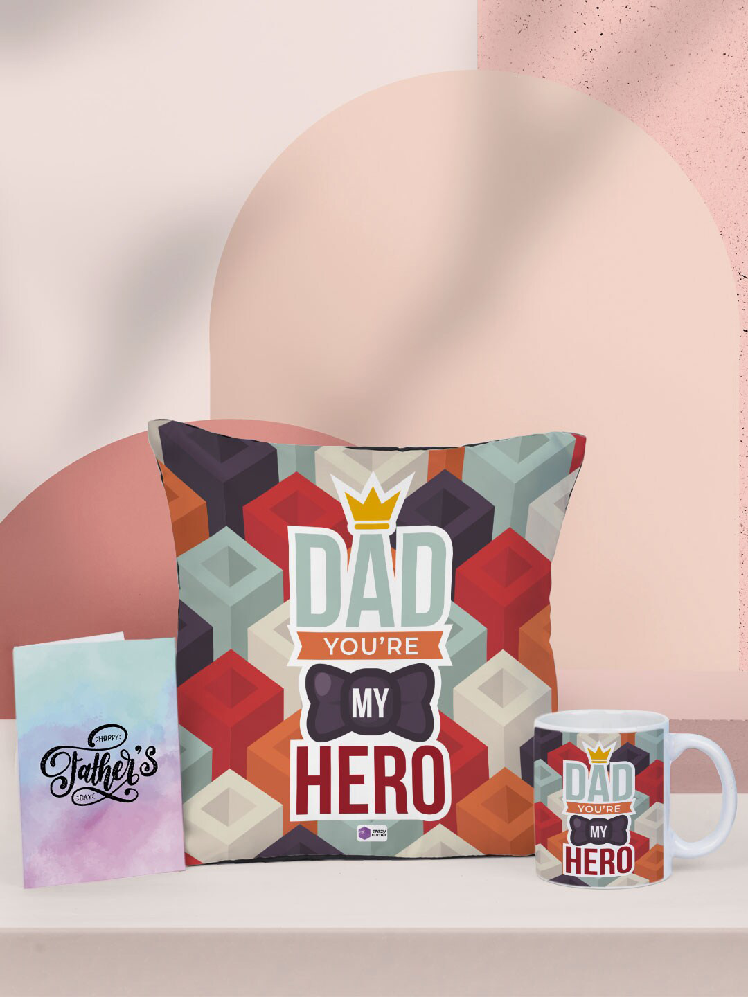 

Crazy Corner White & Red Happy Father's Day Gift Sets