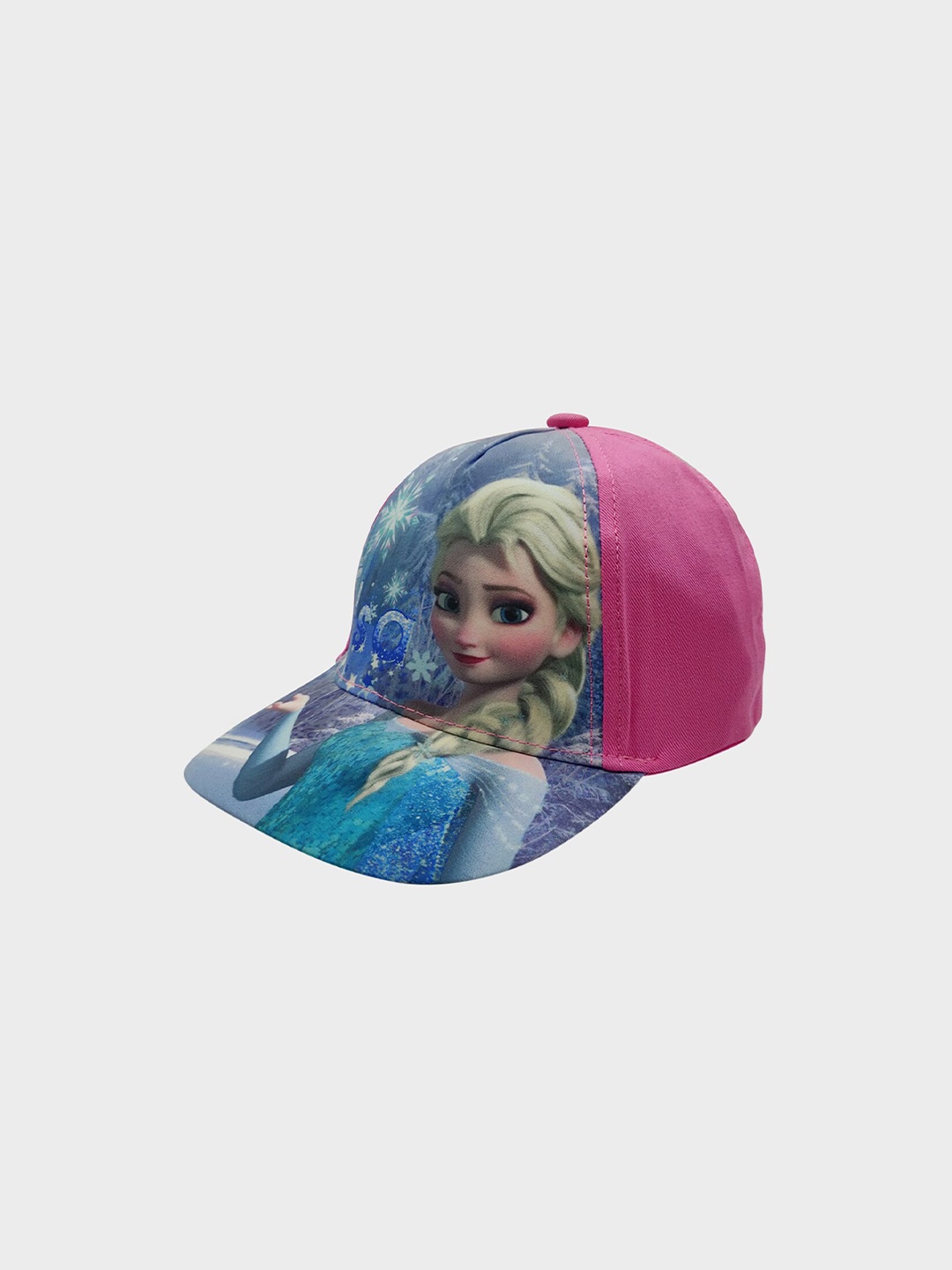 

Kids Ville Girls Pink & Blue Frozen Cotton Featured Caps