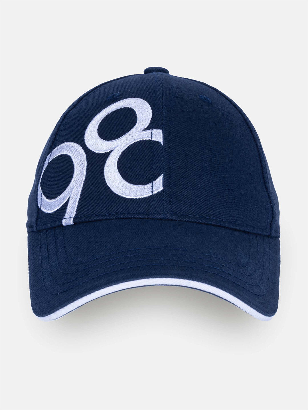 

Status Quo Men Blue & White Printed Baseball Cap