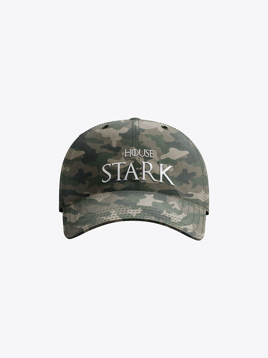 

Status Quo Men Green Printed Baseball Cap