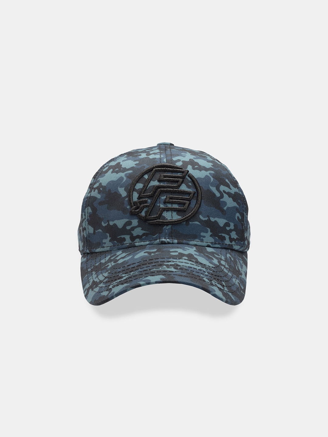 

Status Quo Men Blue & Black Printed Baseball Cap