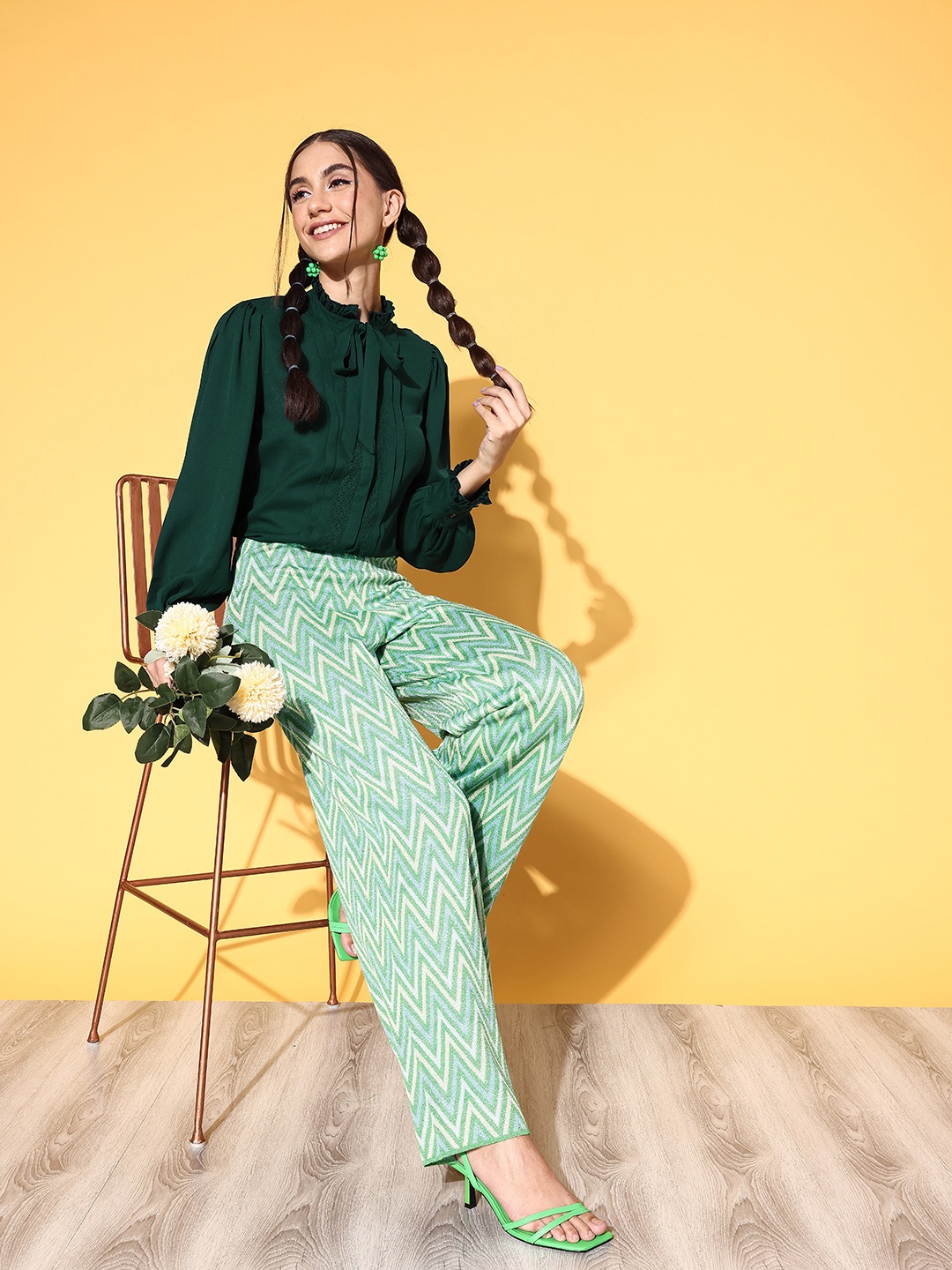 

plusS Green Solid Volume Play Top