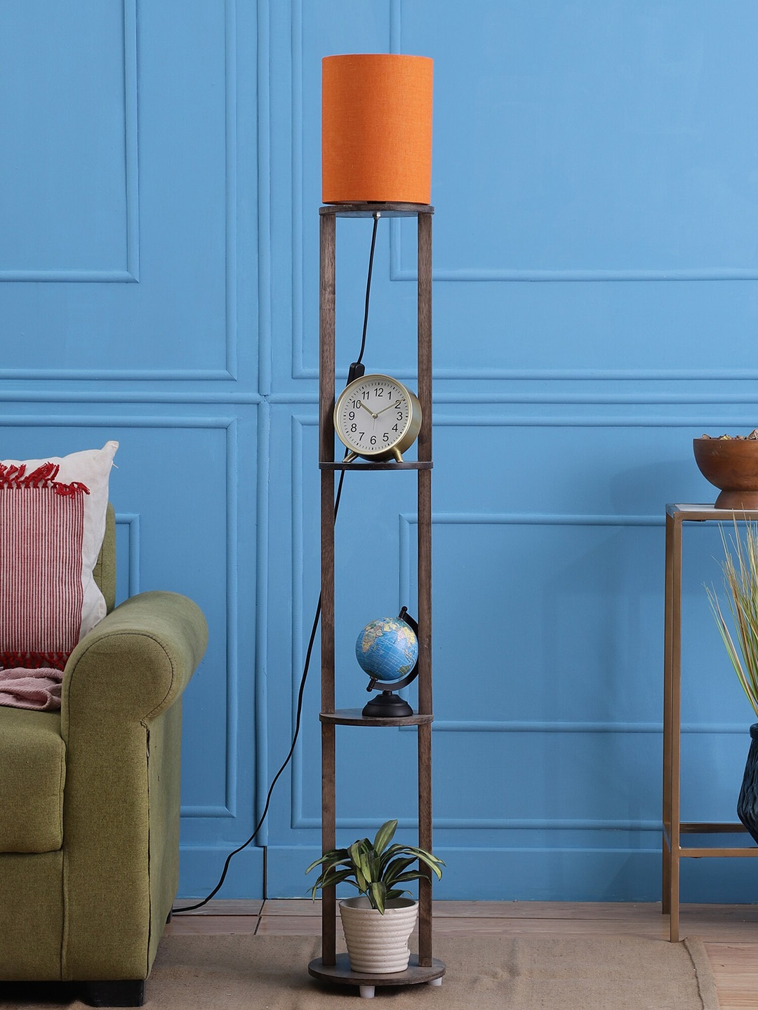 

SANDED EDGE Orange Floor Lamp