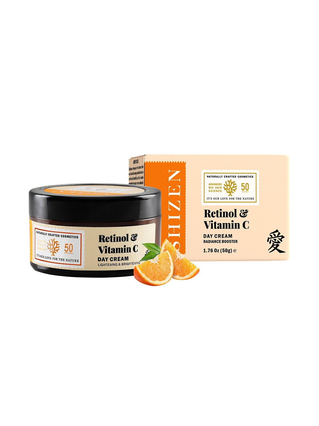 

Shizen Sustainable Retinol & Vitamin C Day Face Moisturising Cream, Multi