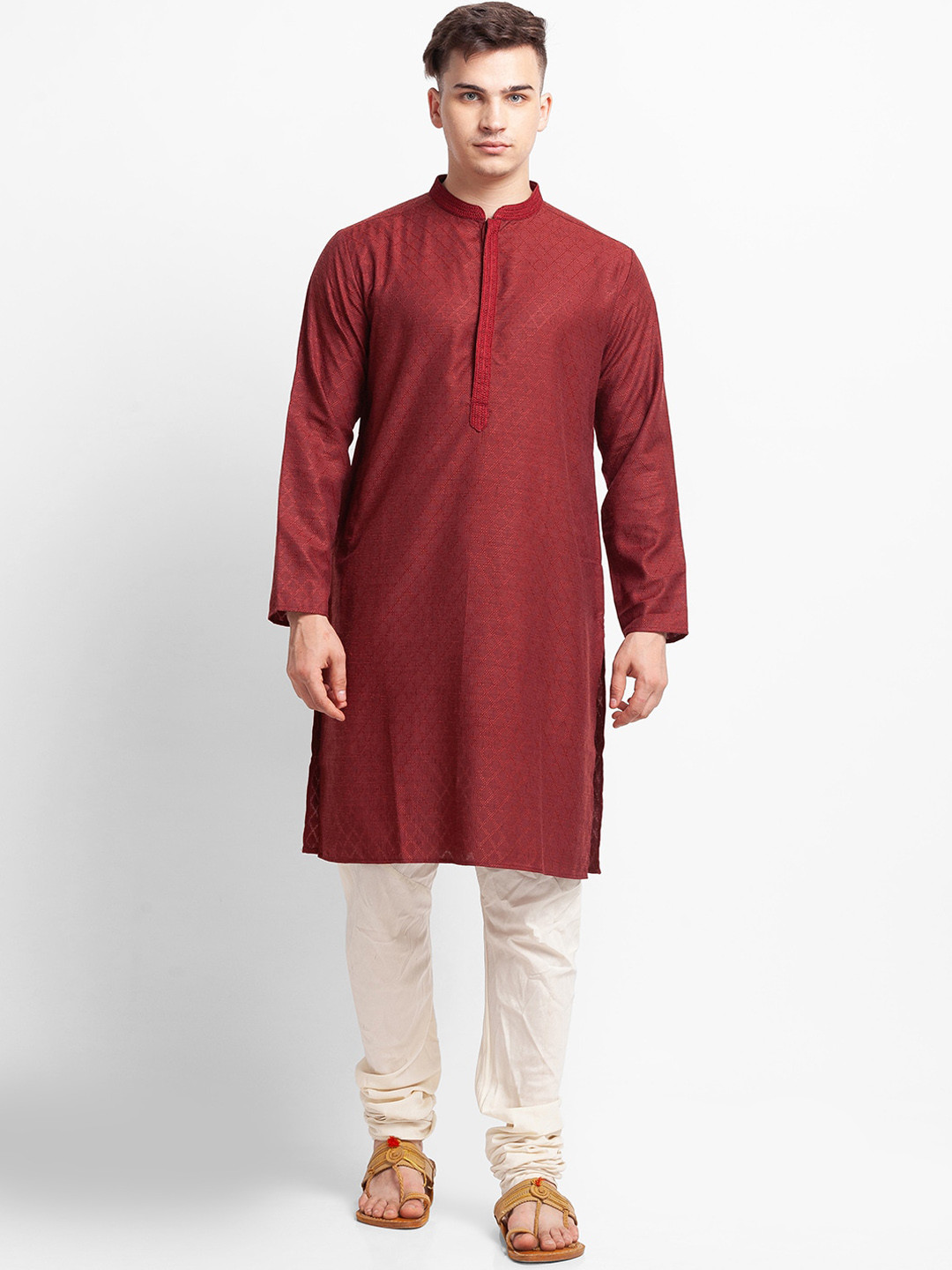 

Globus Men Red Kurta
