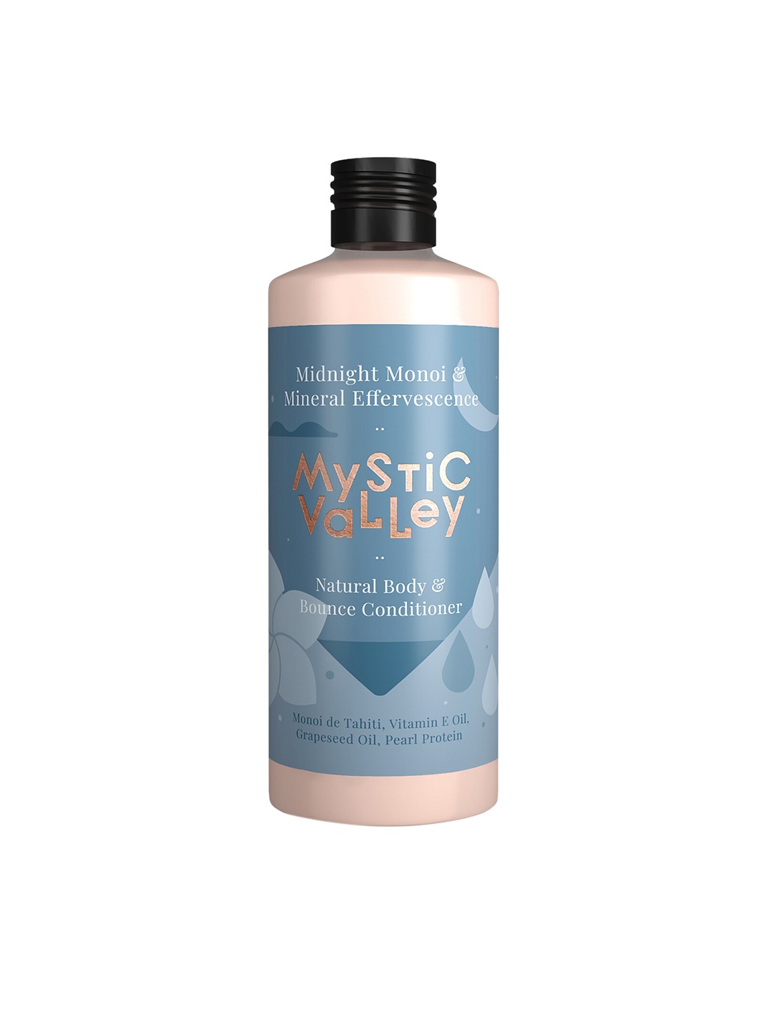 

MYSTIC VALLEY Midnight Monoi & Mineral Effervescence Conditioner with Grapeseed Oil 350 ml, Blue