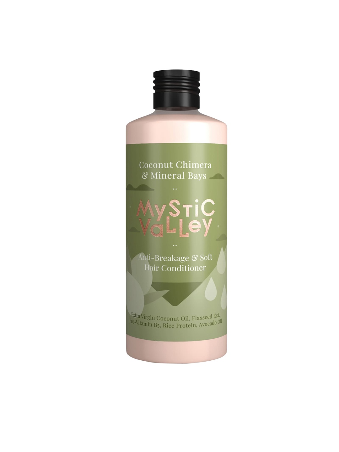

MYSTIC VALLEY Coconut Chimera & Mineral Bays Anti Breakage-Soft Hair Conditioner 350 ml, Green