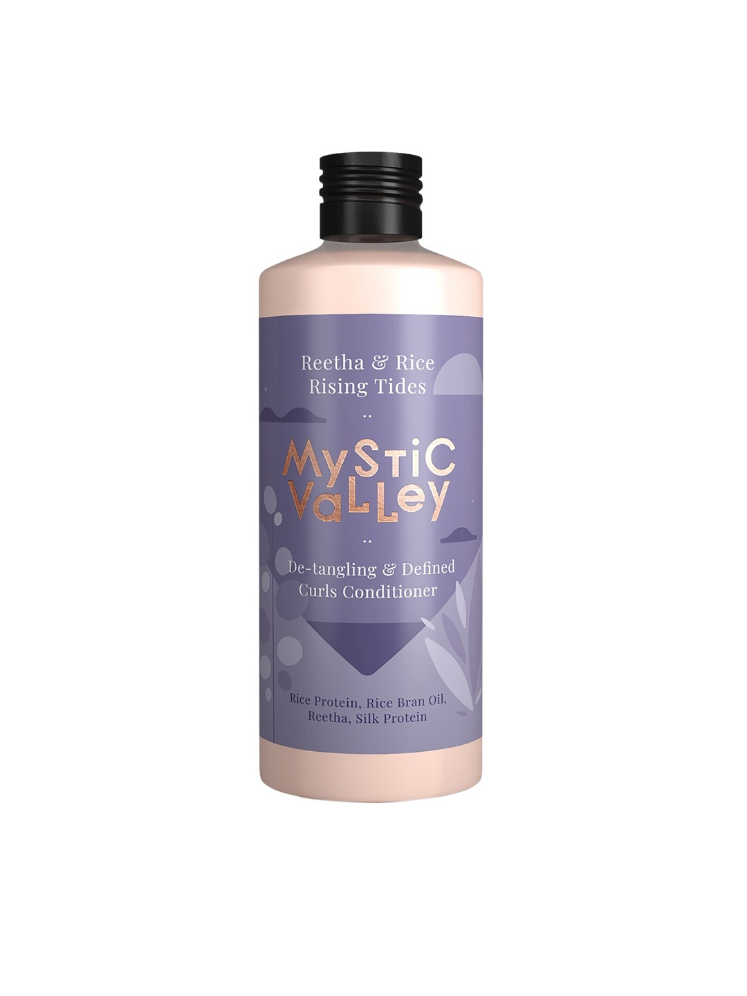 

MYSTIC VALLEY Reetha & Rice Rising Tides De Tangling-Defined Curls Conditioner 350 ml, Purple