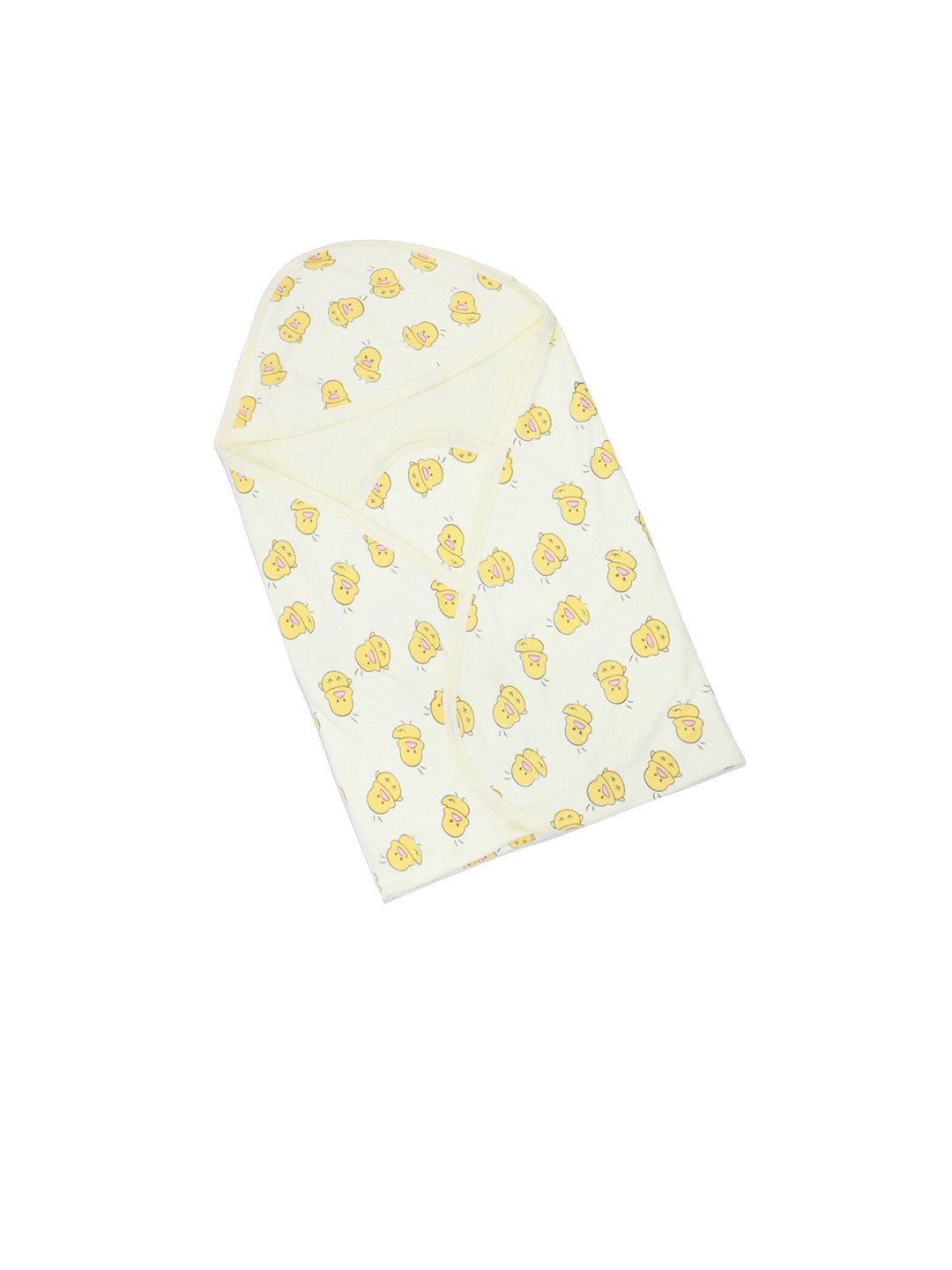 

Born Babies Infant Yellow Printed 120 GSM Cotton Bath Towels