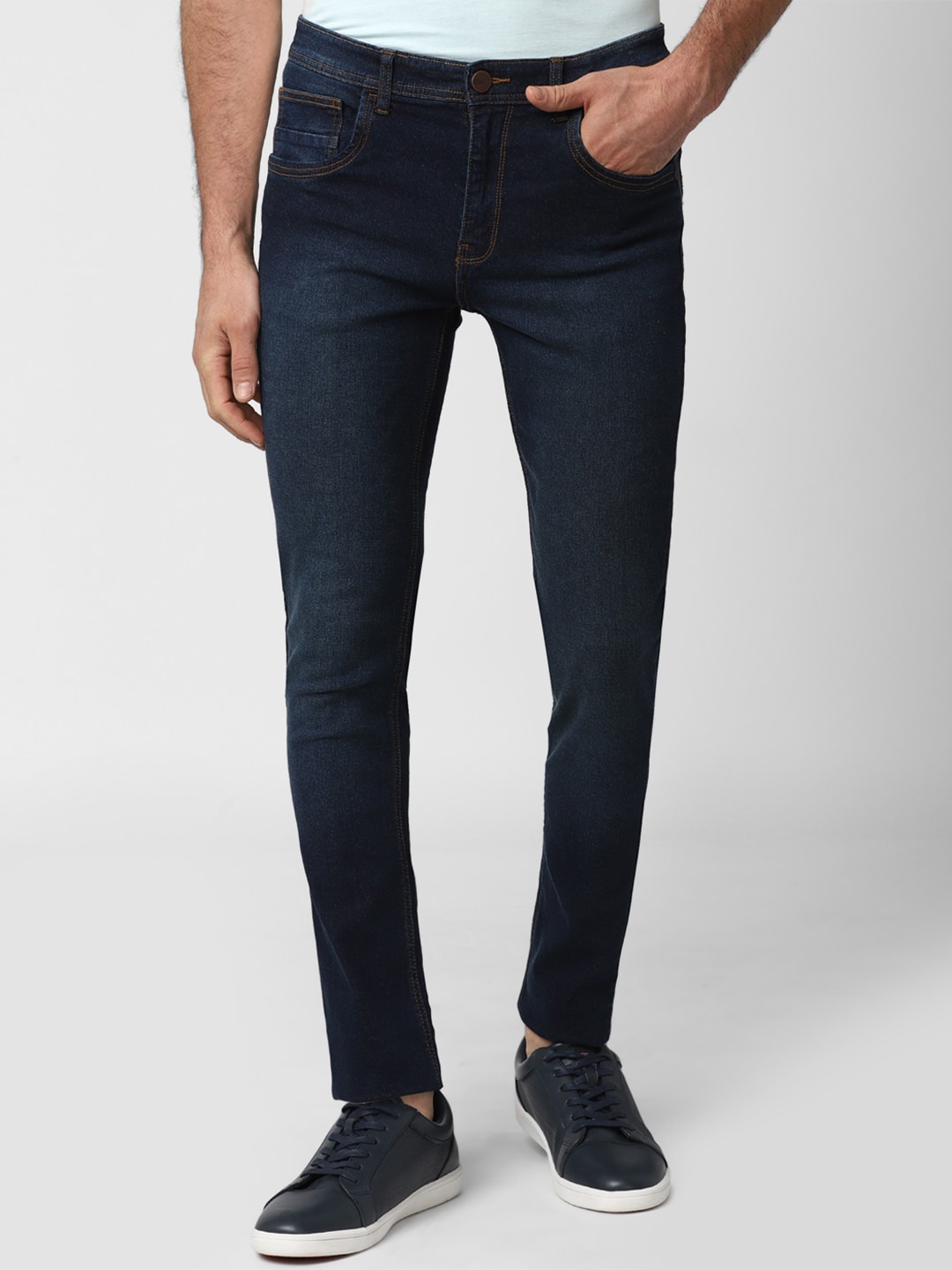 

Van Heusen Sport Men Navy Blue Skinny Fit Light Fade Cotton Jeans