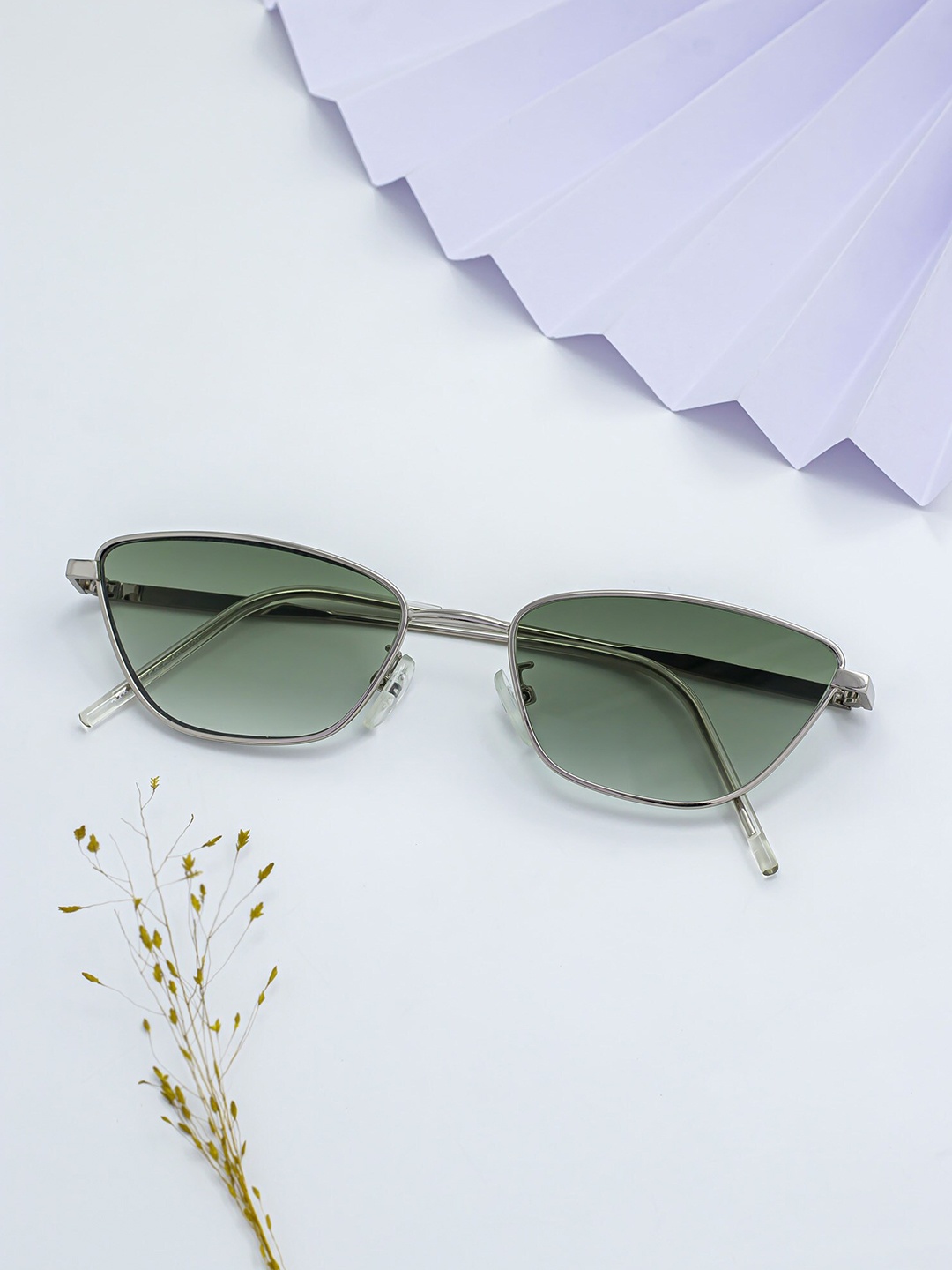 

Bellofox Women Grey Lens & Steel-Toned Other Sunglasses BS1851-0522-Grey