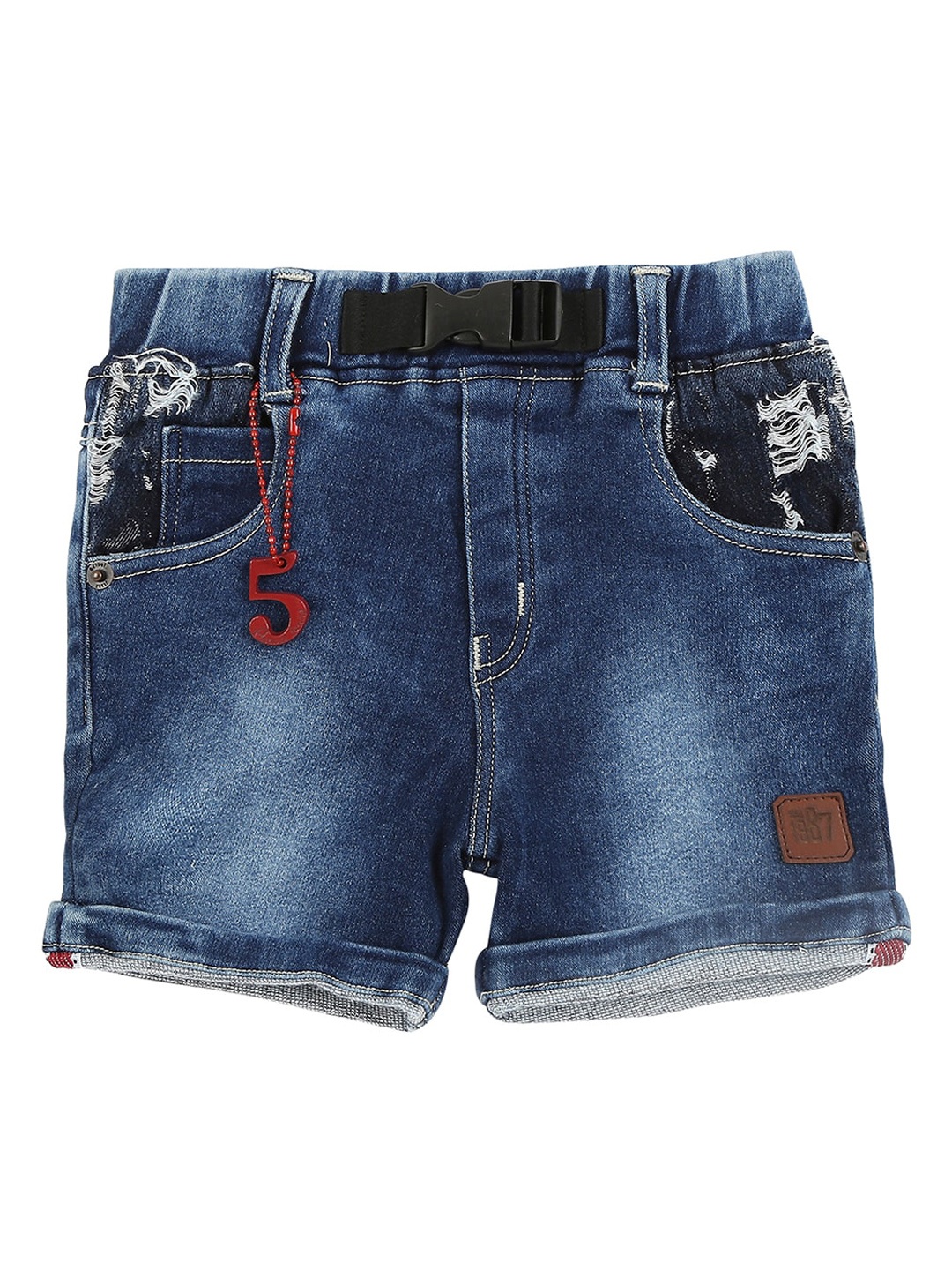 

Actuel Boys Blue Washed Denim Shorts