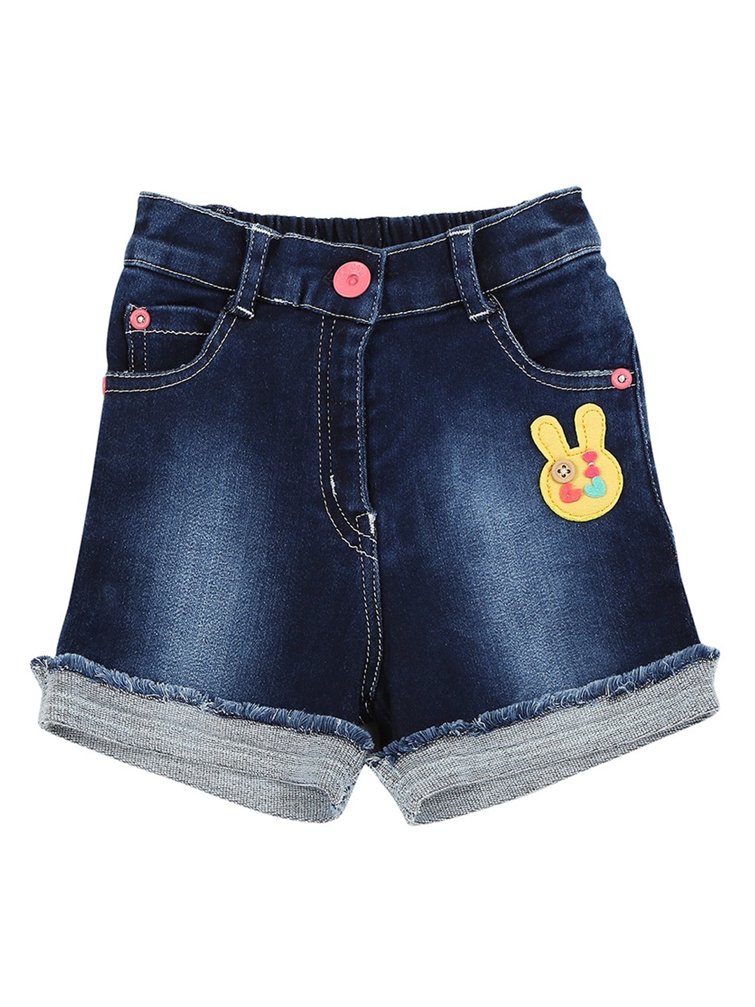 

Actuel Girls Blue Washed Denim Shorts