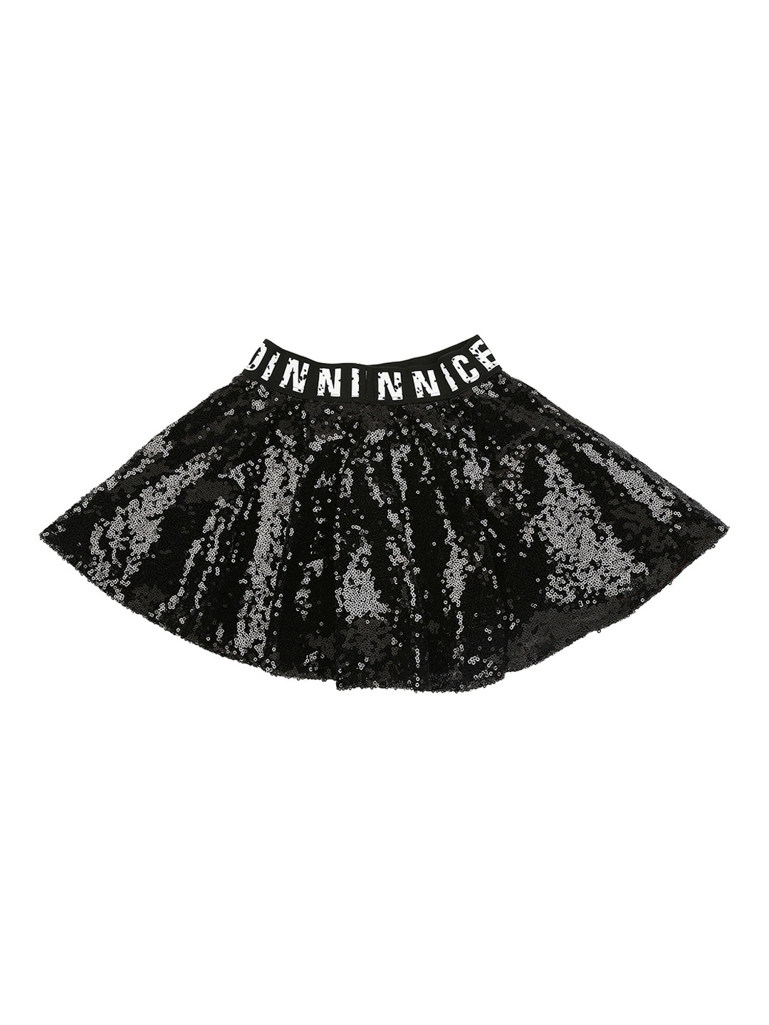 

Actuel Girls Black Sequence Flared Skirt