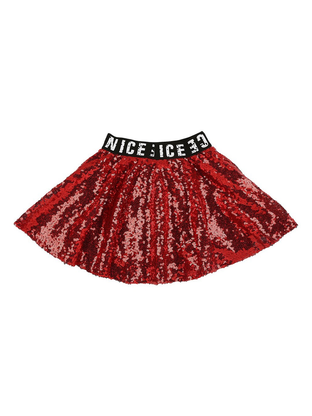 

Actuel Red Partywear Fabric Skirts