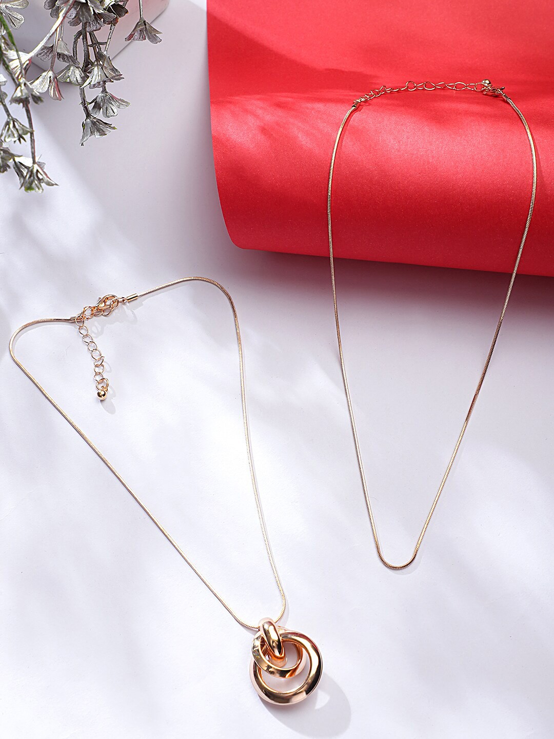 

KACY Set Of 2 Gold-Plated Necklace