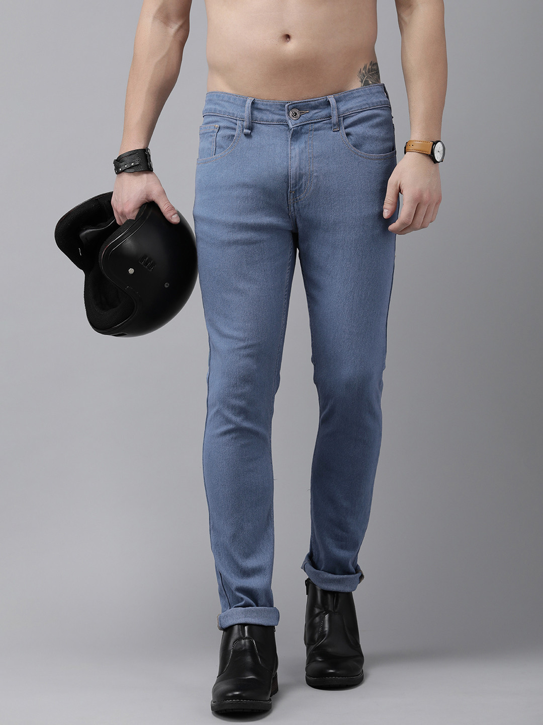 

Roadster Men Blue Skinny Fit Jeans