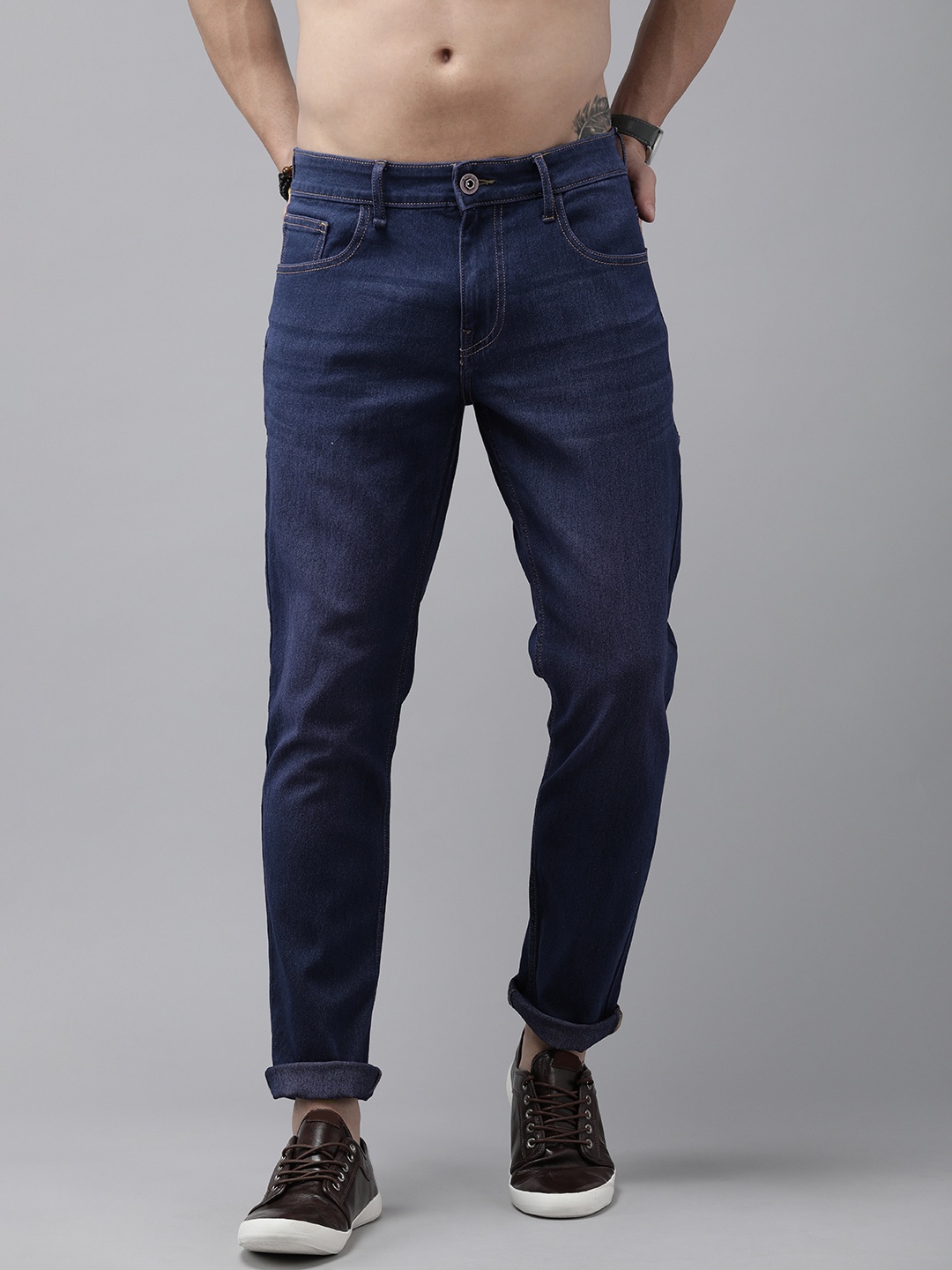 

Roadster Men Navy Blue Jean Slim Fit Jeans