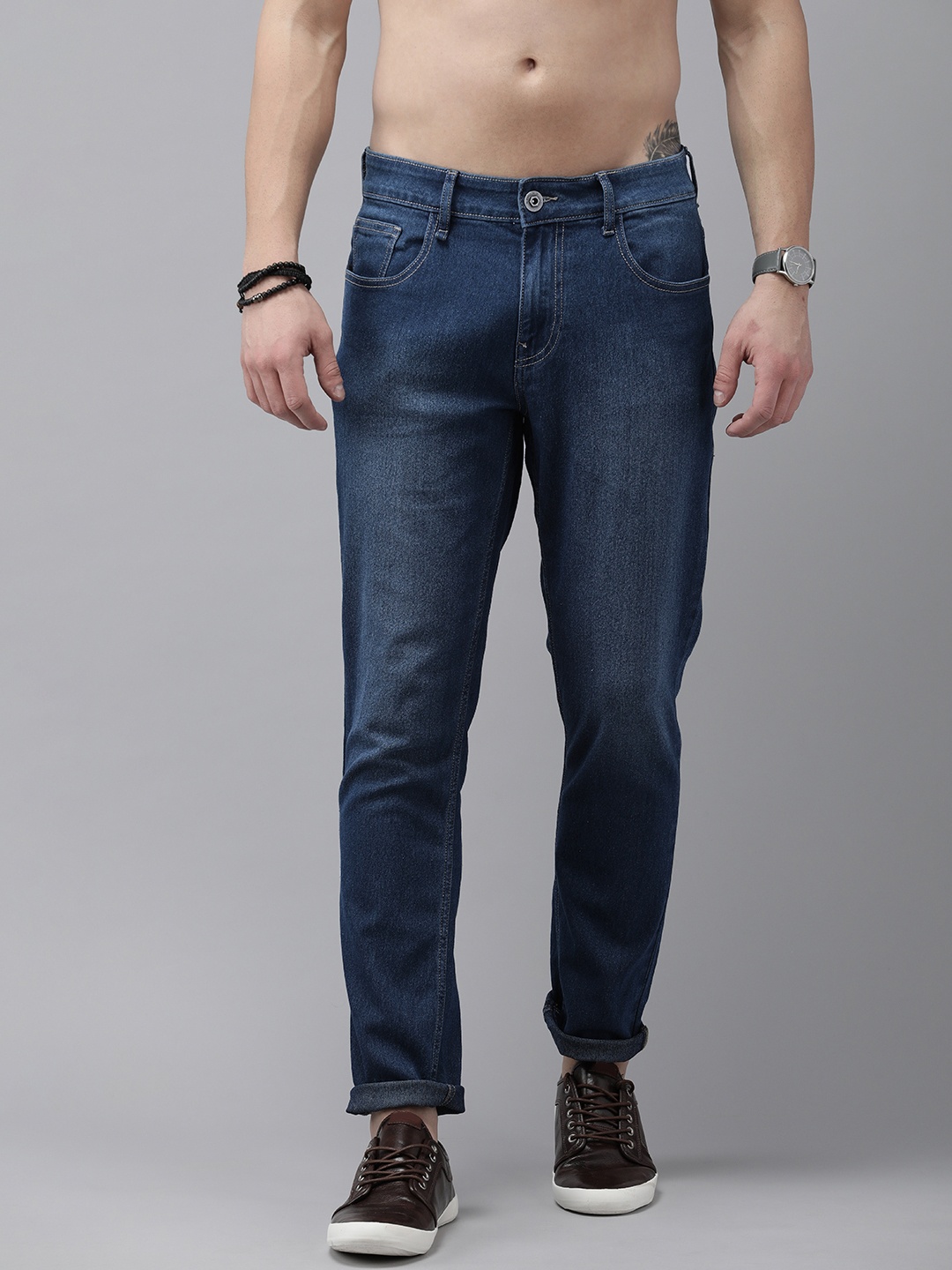 

Roadster Men Navy Blue Jean Slim Fit Jeans