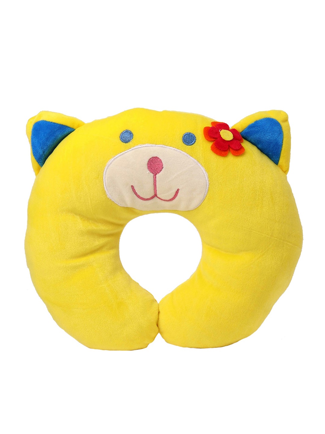 

PLAYTOONS Kids Yellow Neck Support Pillow