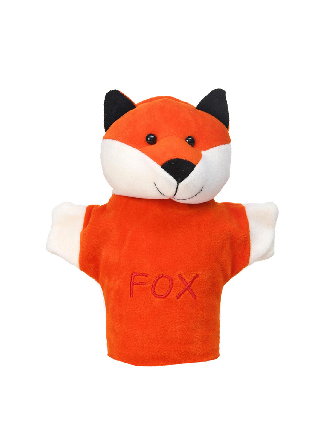 

PLAYTOONS Kids Orange & White Fox Storytelling Hand Puppet