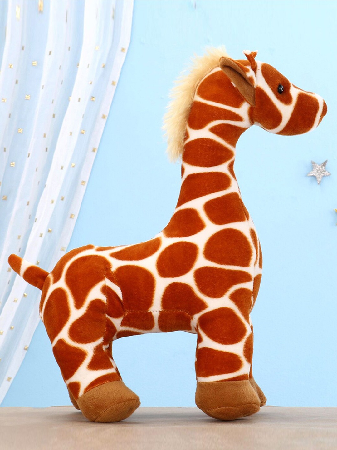 

PLAYTOONS Kids Brown & White Stuffed Giraffee Plush Animal Soft Toy