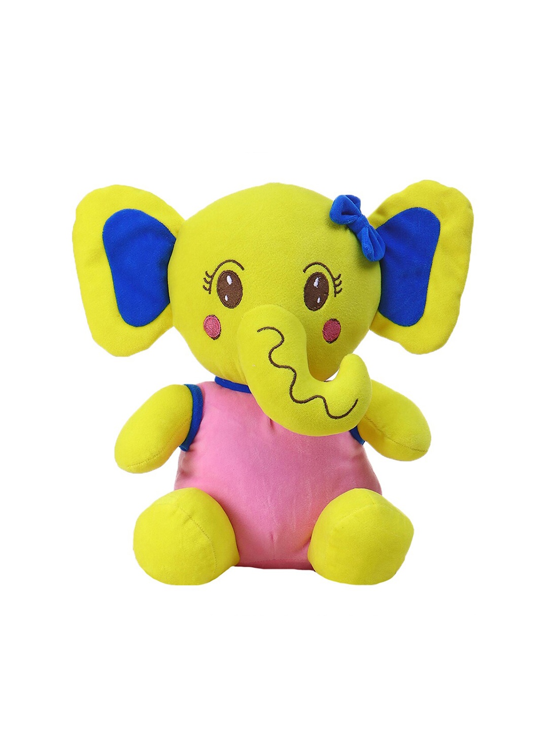 

PLAYTOONS Kids Yellow Stuffed Elephant Plush Soft Toys And Dolls