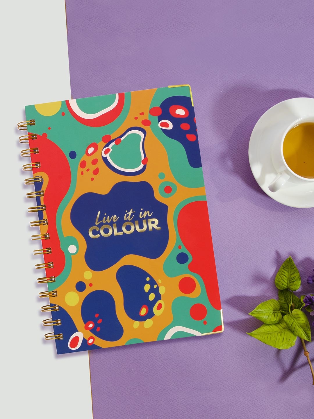 

Doodle Yellow & Red Printed Notebook