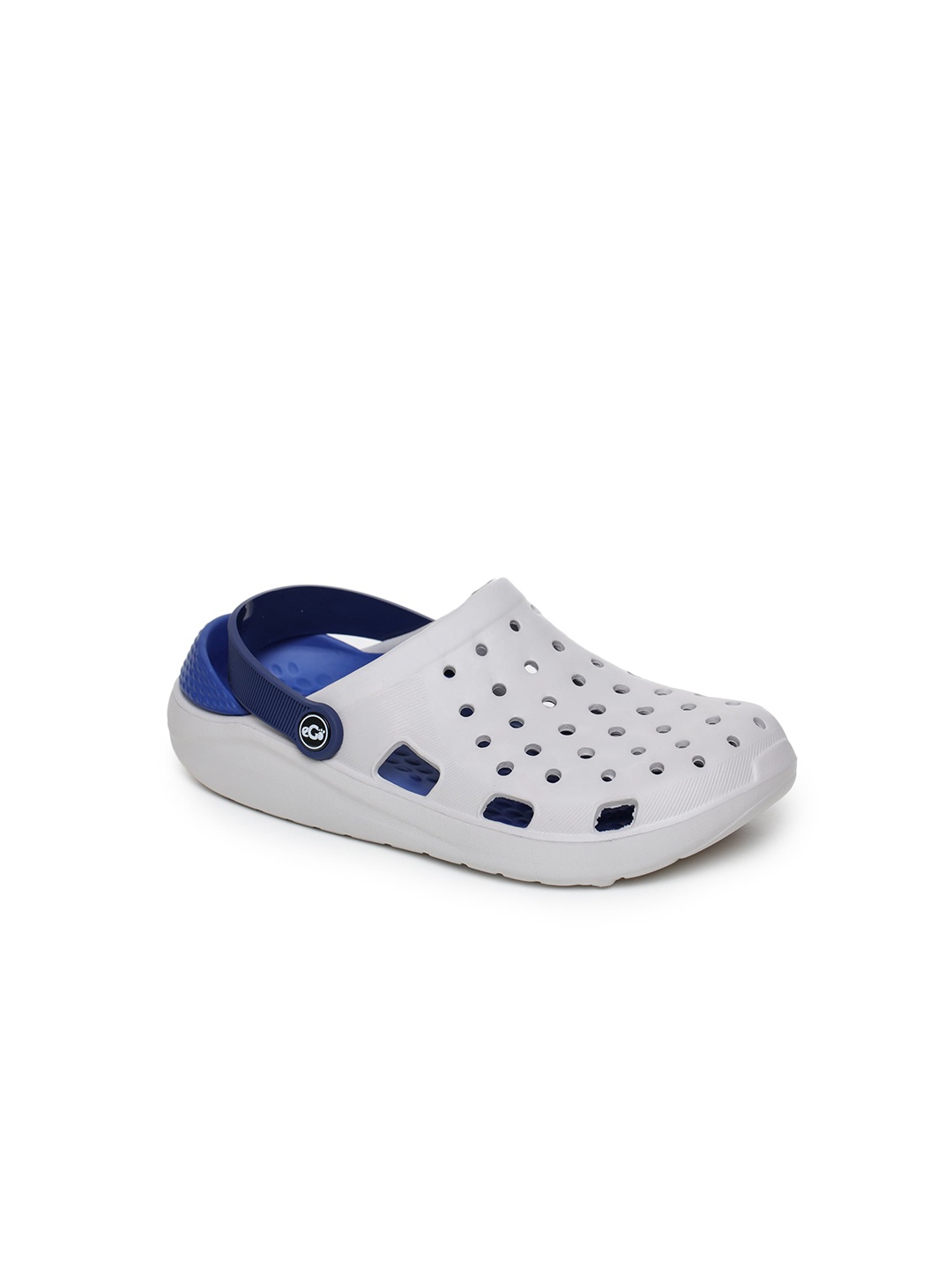 

Ego Men Grey & Blue Clogs Sandals